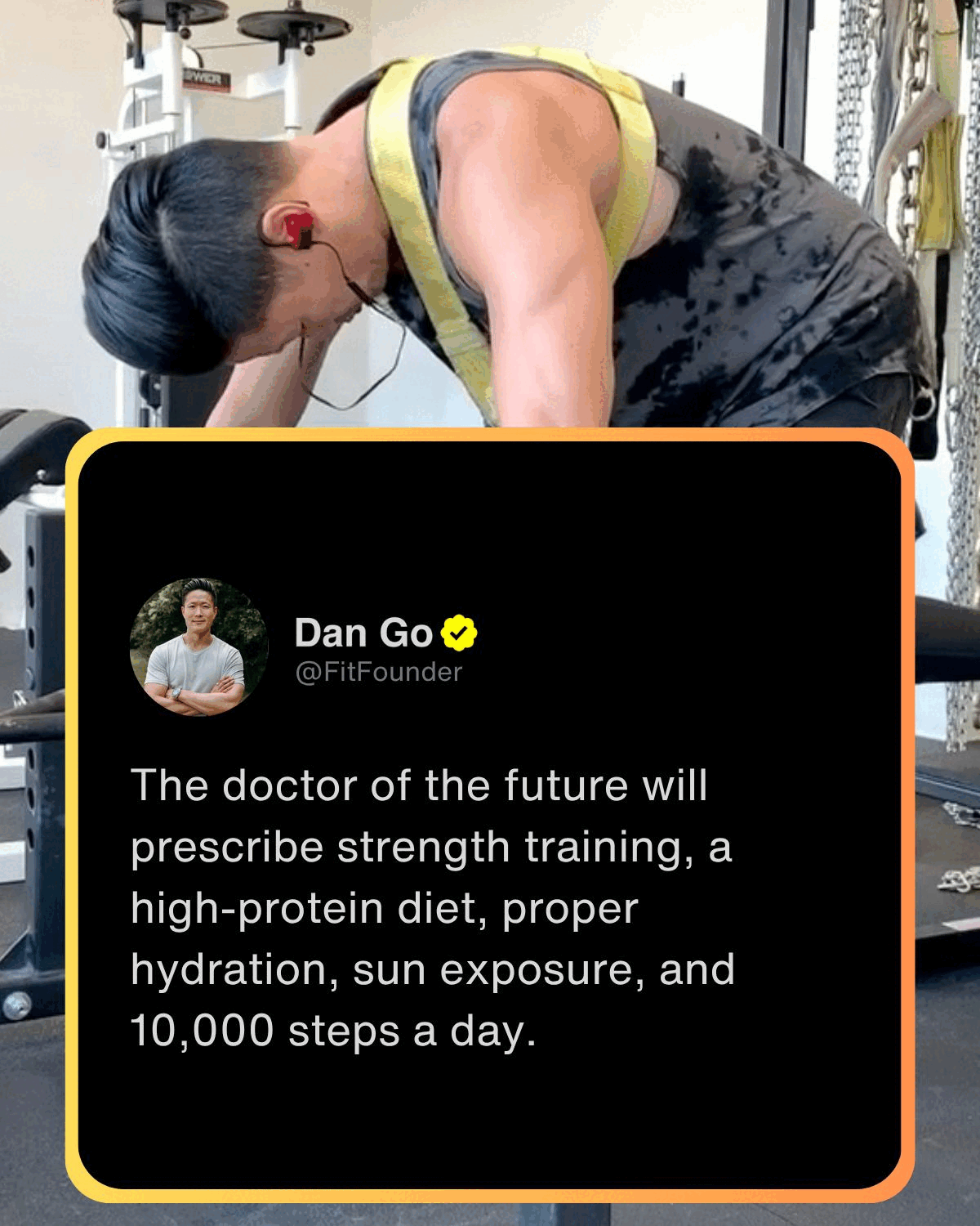 Dan Go quote about the doctor of the future